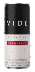 VIDE - Cranberry Vodka Soda Cans (4 pack 355ml cans) (4 pack 355ml cans)