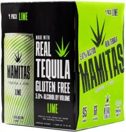 Mamitas Beverages - Tequila & Soda LIME (4 pack 355ml cans) (4 pack 355ml cans)