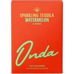 Onda - Sparkling Tequila Watermelon 4 Pack (4 pack 355ml cans) (4 pack 355ml cans)