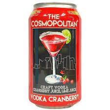 The Cosmopolitan - Vodka, Cranberry Juice, Lime Juice Cocktail Can (355ml) (355ml)