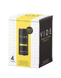 VIDE - Pineapple Tequila Soda (4 pack 355ml cans) (4 pack 355ml cans)