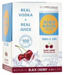 High Noon - Black Cherry Vodka & Soda Can (4 pack 355ml cans) (4 pack 355ml cans)